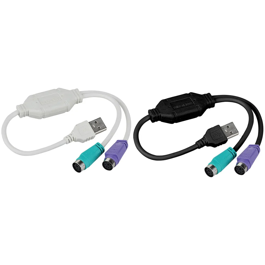 Высококачественный USB штекер в PS/2 PS2 Женский конвертер Кабель адаптер шнура