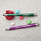 Стилус для смартфона, 1 шт., персонализированное имя, 10 цветов, для вечеринки, подарки для мероприятий, с вашим логотипом