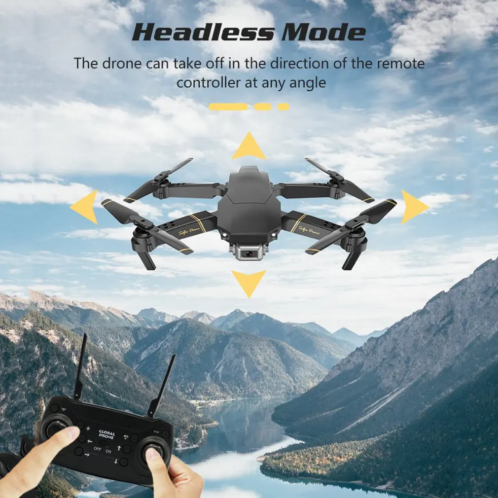Новый GD89 WIFI FPV с широким углом обзора 480 P/1080 P HD камера высоким режимом удержания