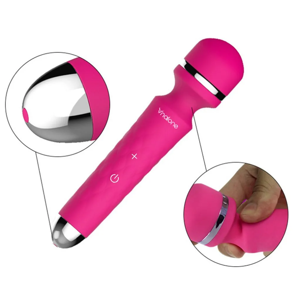 Nalone супер мощный мульти-скоростной вибратор водонепроницаемый G-Spot AV палочка
