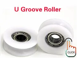 10 шт. ПВХ мягкий материал роликовый подшипник колеса резиновое покрытие подшипник низкий шумный шкив колеса