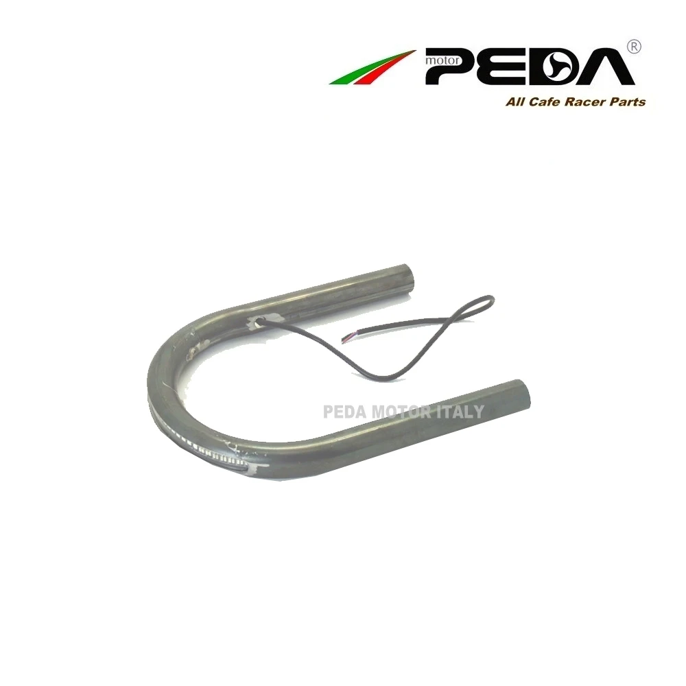 6U L22 W17.5 LED Запчасти для Кафе Racer vinSeat Frame Hoop Loop W Light Lamp стиль Brat Flat Steel Iron HONDA YAMAHA SUZUKI