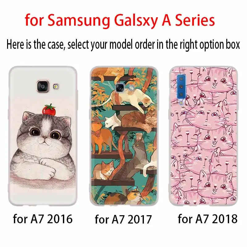 Чехол для Samsung Galaxy A8 A6 Plus A9 A5 A3 A7 2018 2017 2016 A50 A30 A40 A70 A10 A2 CORE | Мобильные телефоны и
