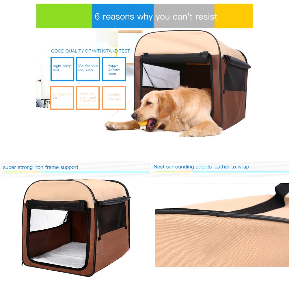 Новое поступление собачья Конура съемные foldableteddytent дома маленькие собаки, кошки клетка Four Seasons гнездо для домашних животных на открытом воздухе грузовых автомобилей комнаты