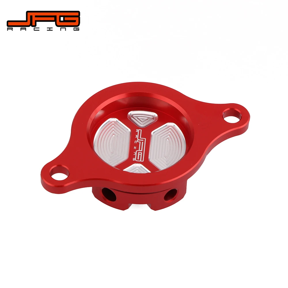 Мотоциклетная красная алюминиевая крышка масляного фильтра CNC для HONDA CRF450R CRF 450R