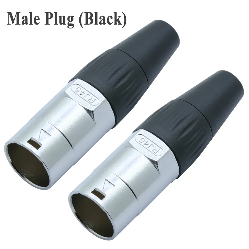 10 шт./Лот Водонепроницаемый штекер RJ45 8P8C разъем Ethernet гнездо водонепроницаемый IP65