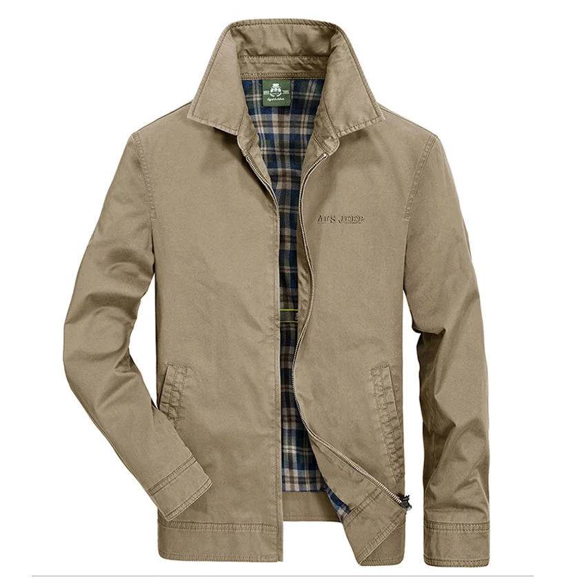 AFS JEEP мужские повседневные куртки из хлопка Промытые пальто армейская Военная