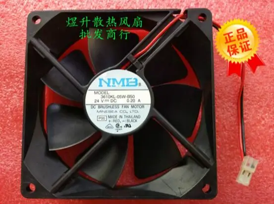 Оригинальный 2-проводной инверторный вентилятор NMB 9025 3610KL-05W-B50 0,20a 92*92*25 мм для 24 В постоянного тока