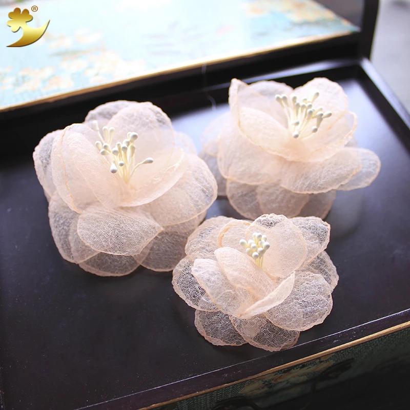 Маленькие заколки для волос с цветками для женщин, свадебные аксессуары, украшения, баретки-заколки для волос в виде простых цветочных украшений, выполненных вручную.