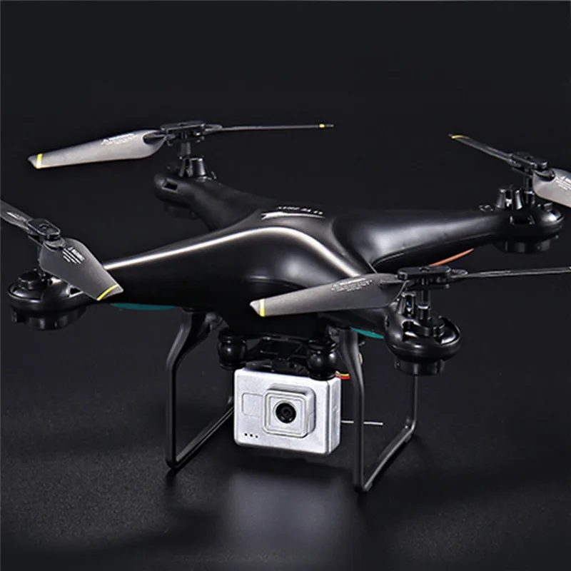 X52 0.3MP RC Дроны с Камера HD селфи Дрон 6-Axis Дистанционное Управление вертолет Quadcopter Profissional gps Drone - Цвет: Черный