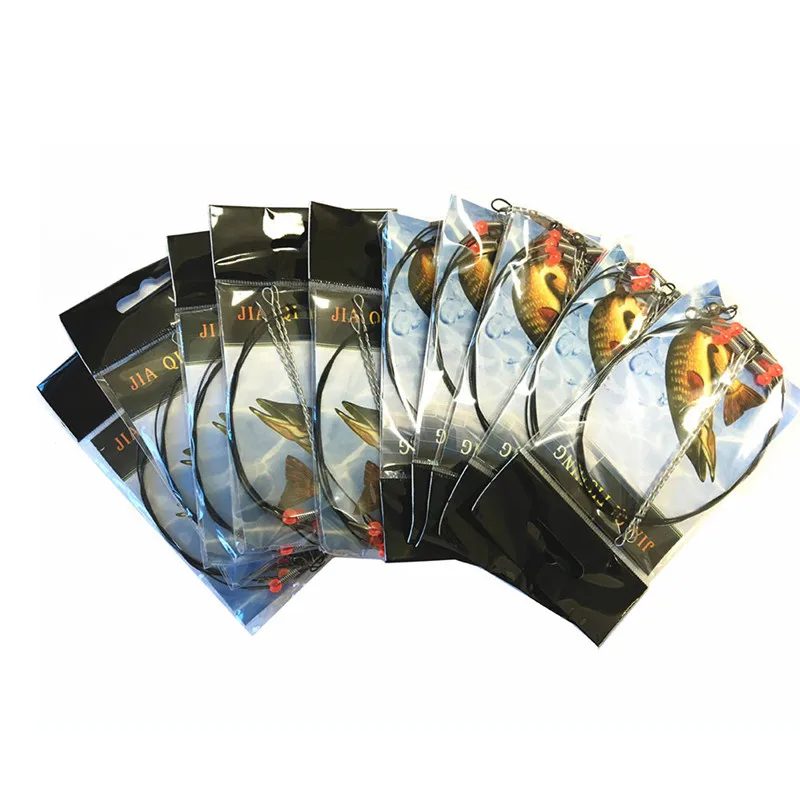 Рыболовные лески 10 шт. рыболовная проволока Leader Trace с поворотной рыболовной