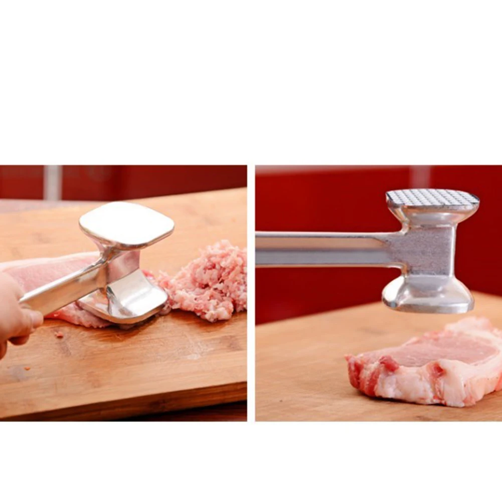 Молоток для мяса два боковых молоток отбивания 2 в 1 массивная литая тяжелых