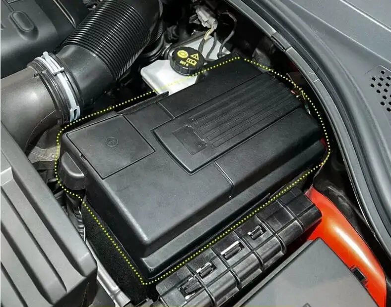 Защитный колпачок для двигателя автомобиля с положительным отрицательным