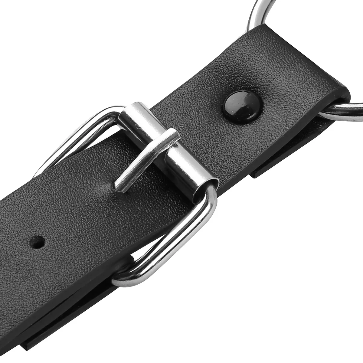 Гей Для мужчин сексуальные регулируемые искусственная кожа Bdsm бондаж чехол для