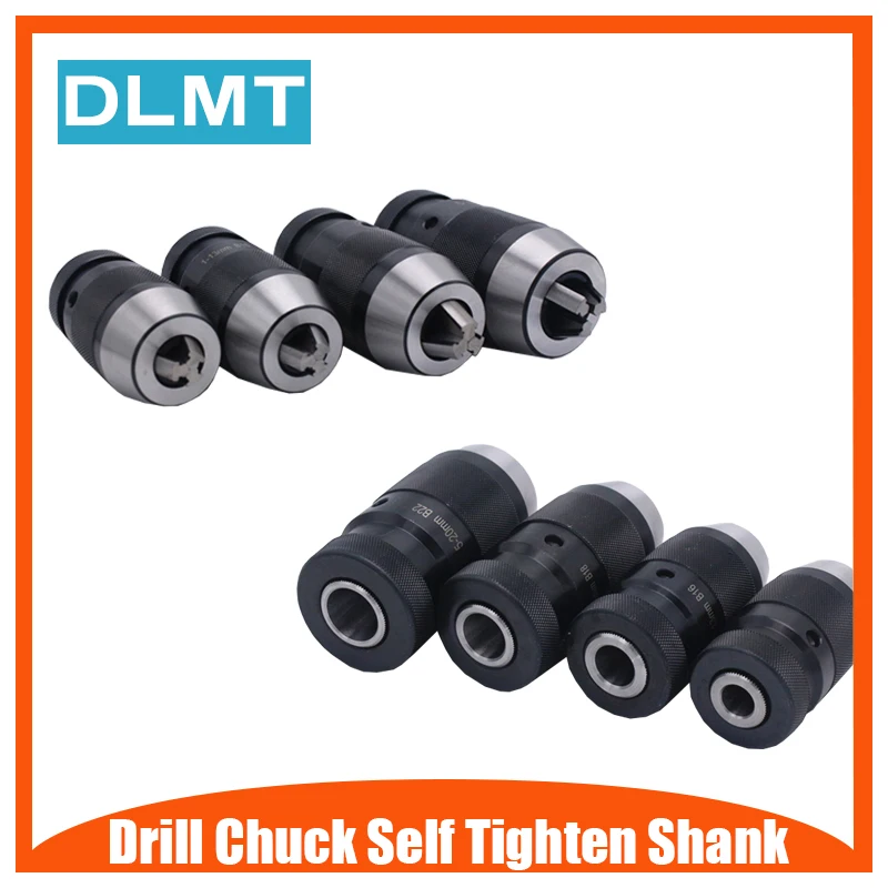 Automatic Locking Chuck 1-13mm 1-16mm B16 B18 and Tapered Rod C20 Machining Center Drilling Machine | Tool Holder