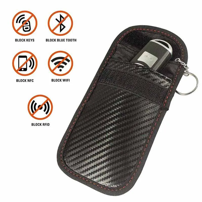 Чехол с блокировкой сигнала без ключа экранирование RFID 2 шт. блокировка пара
