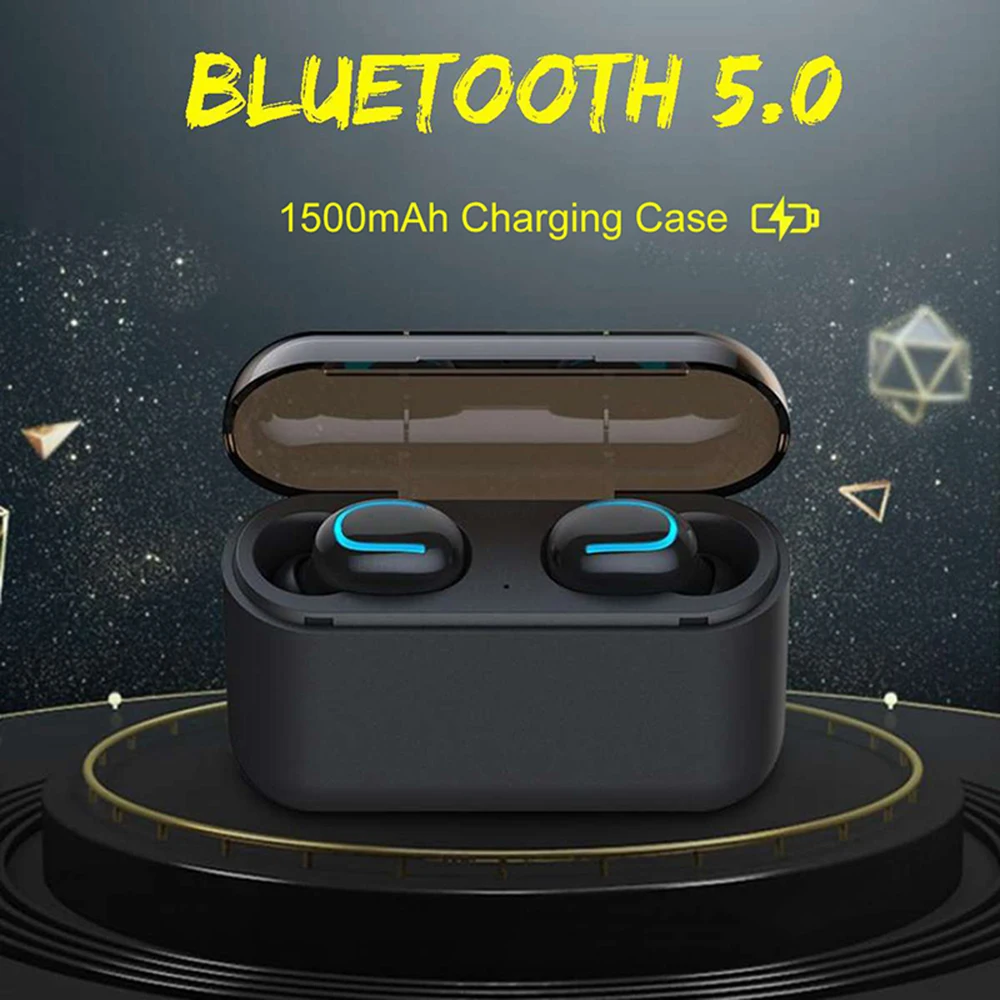 TWS беспроводные наушники Bluetooth 5 0 свободные руки спортивные игровая гарнитура