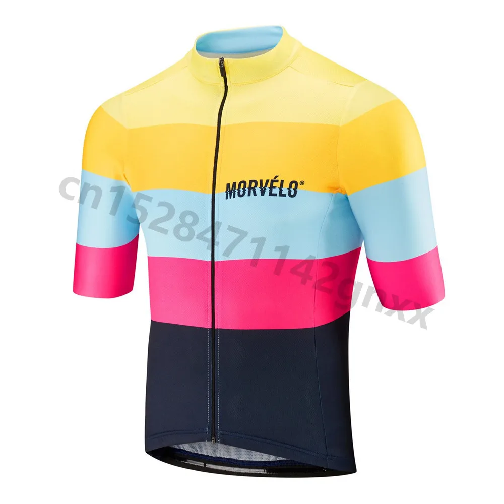 Мужские майки для велоспорта MORVELO летние с коротким рукавом топы одежда 2019 | Спорт