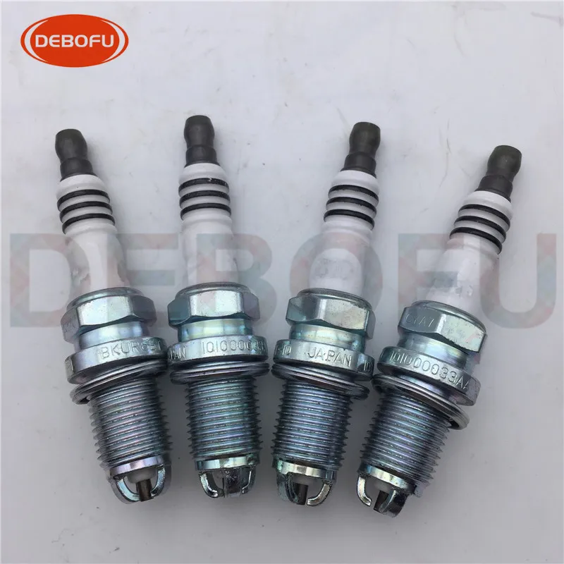 4 шт./6 шт. свечей зажигания 101 000 033AA BKUR6ET10 для Audi 100 90 A4 A6 Benz C230 VW Beetle Golf Jetta 101000033AA BKU6ET