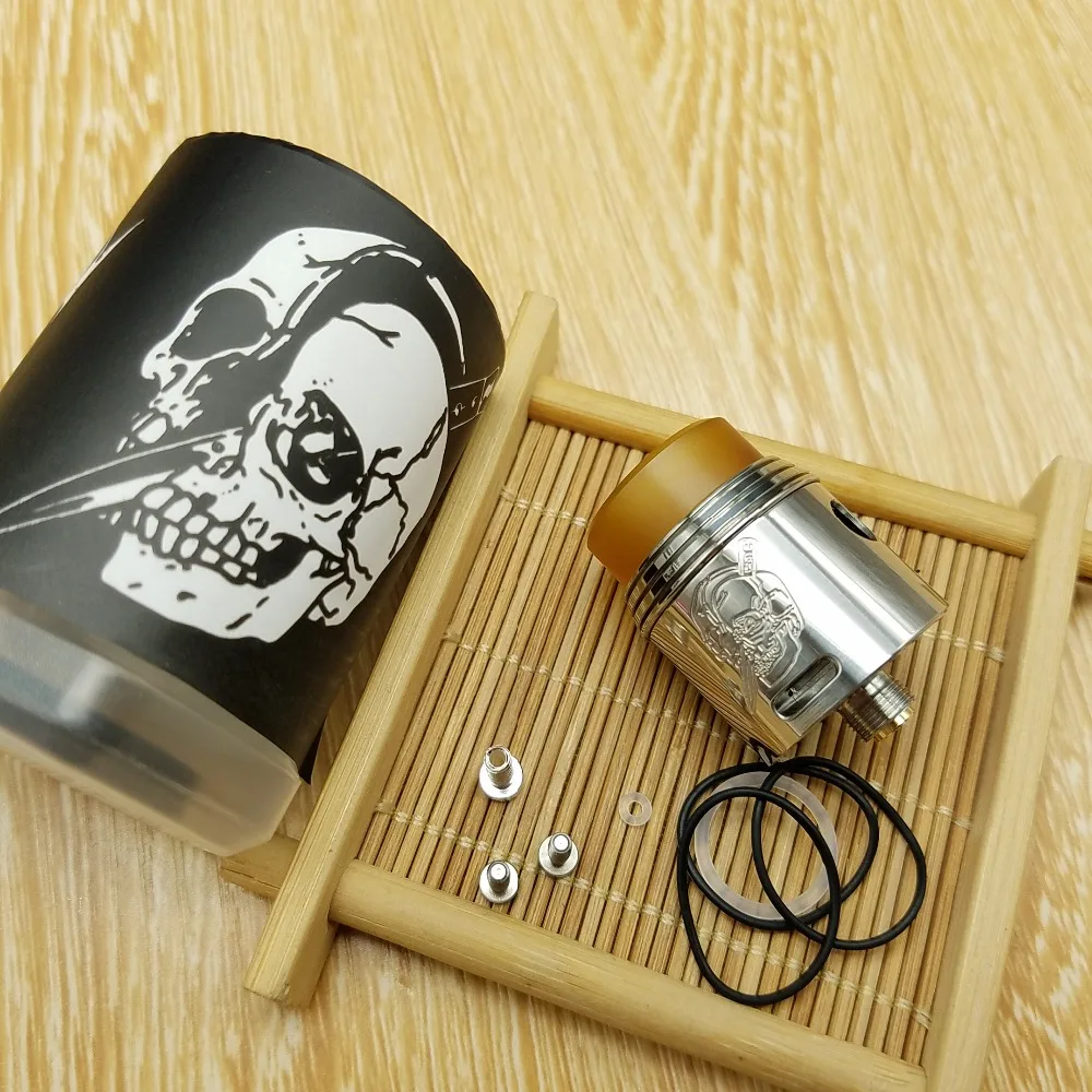 CYAN Rapture RDA распылитель с широким наконечником 24 мм перестраиваемый испаритель бак