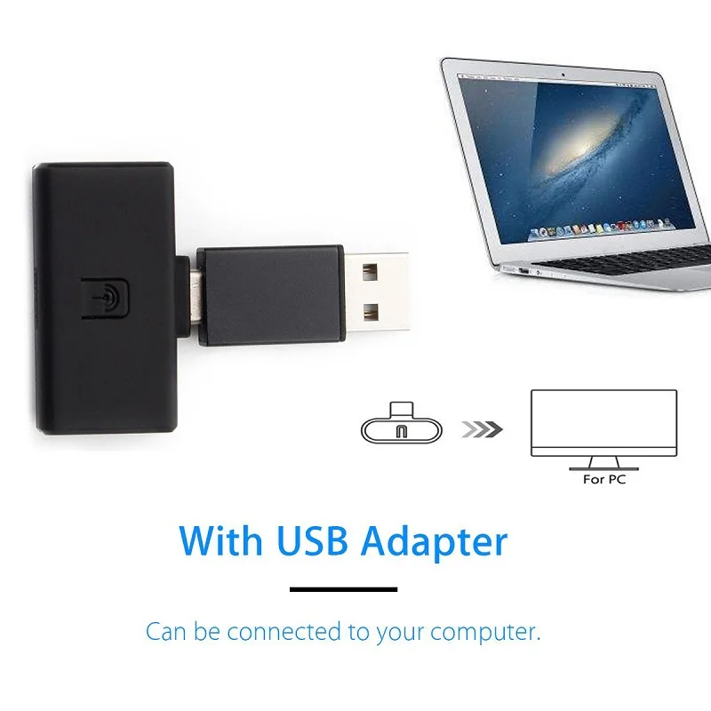 Беспроводной bluetooth-передатчик для ноутбука PS4 NS адаптер наушников аудио TYPE-C USB