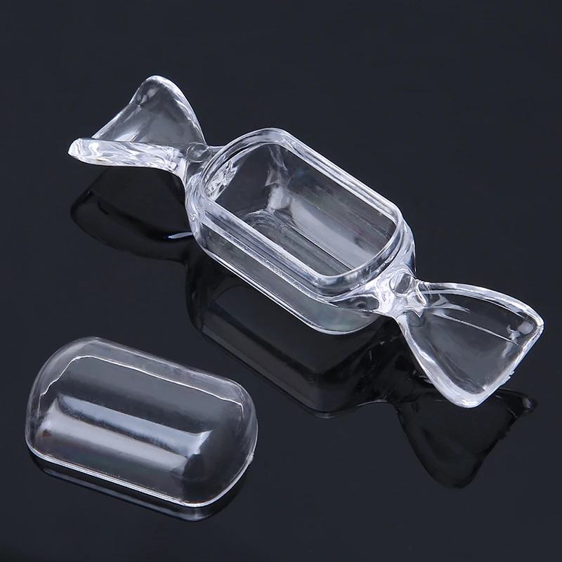 10 шт./лот коробка конфет для свадебных торжеств прозрачный пластиковый контейнер