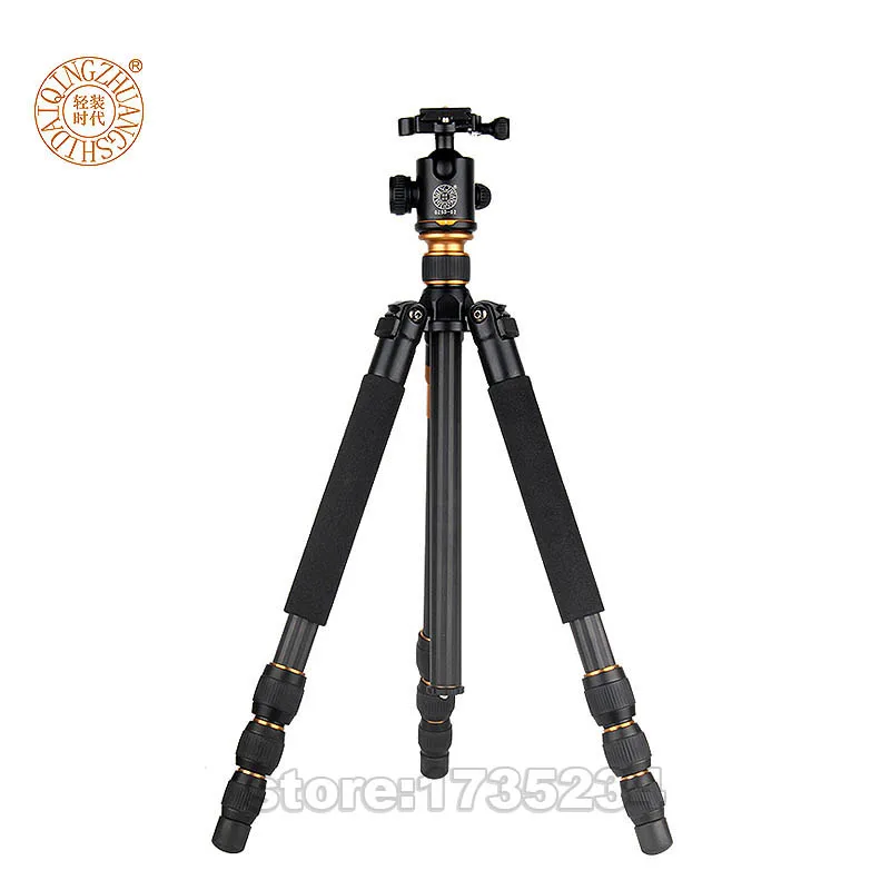 QZSD Q476 профессиональный монопод из углеродного волокна для DSLR камеры с шаровой
