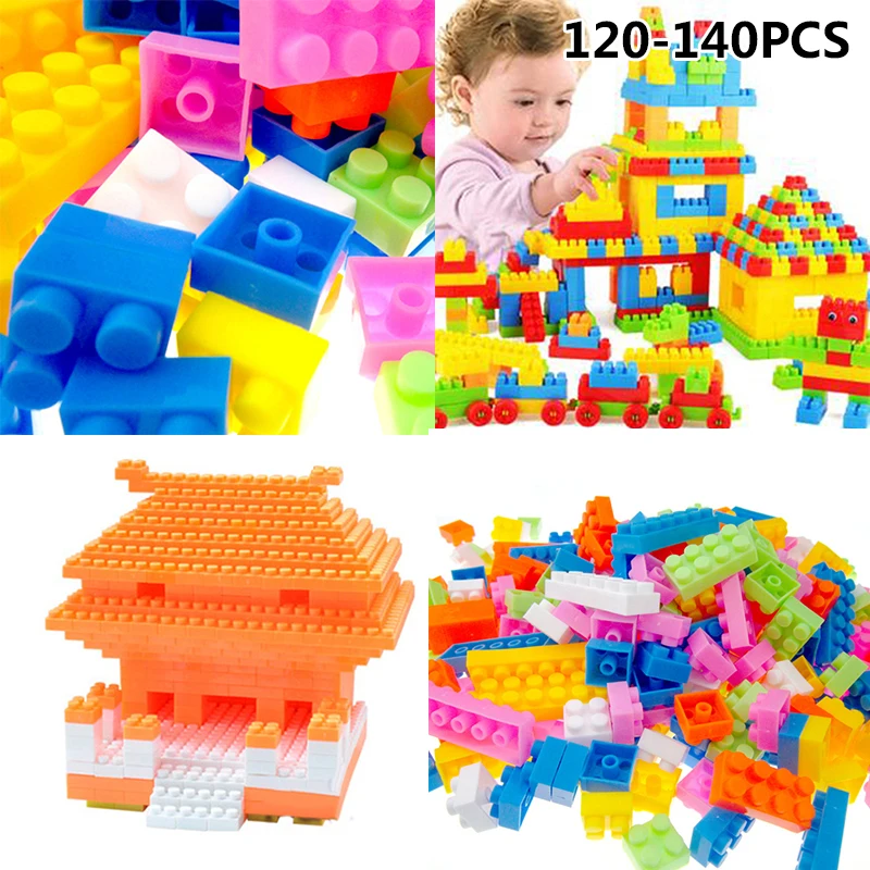 144 шт строительные блоки кирпичи для детей раннего обучения обучающая