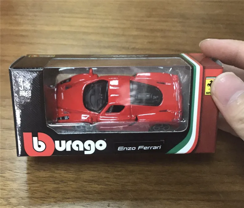 Burago 1: 64 1:43 литье под давлением автомобиля сплава мальчик ребенок автомобиль игрушки модель полный набор для ферраридала с оригинальной коробкой для детей подарок