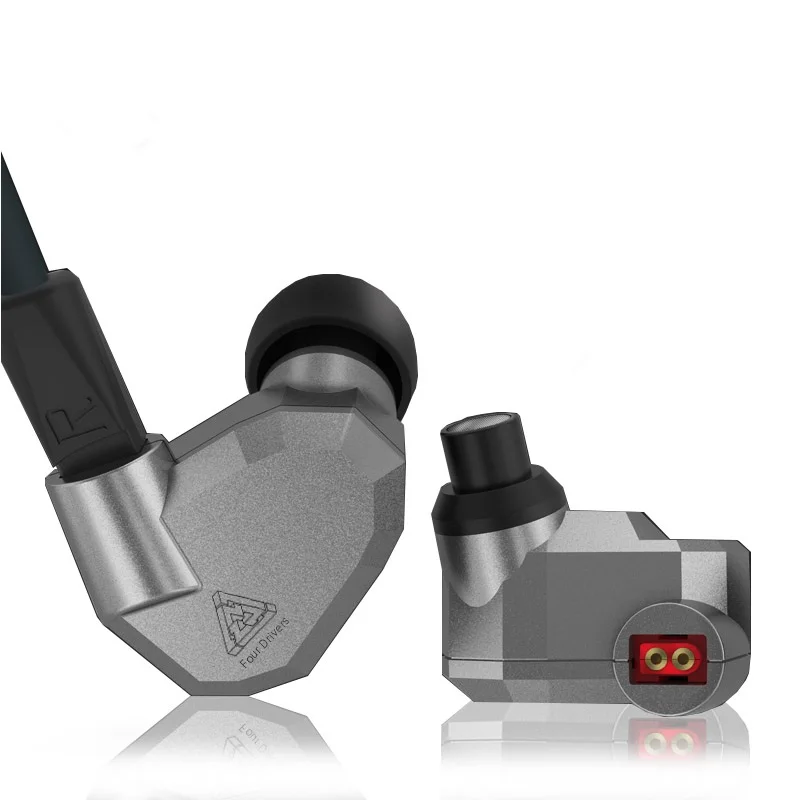 Оригинальный KZ ZS5 HiFi Наушники 2DD + 2BA Гибридный в ухо DJ monito супер бас ушной