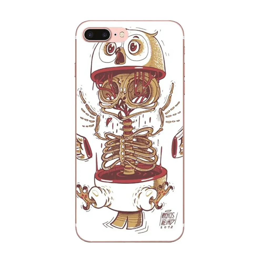 For Huawei P7 P8 P9 P10 P20 P30 Lite Mini Plus Pro 2017 2018 2019 Soft TPU Cases Fundas Illaz Skull |