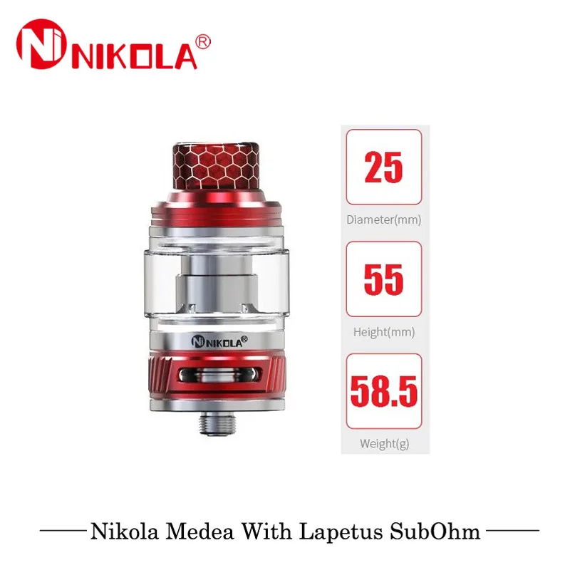 Электронная сигарета Nikola Medea 218 Вт бокс мод Lapetus комплект Питание от двух