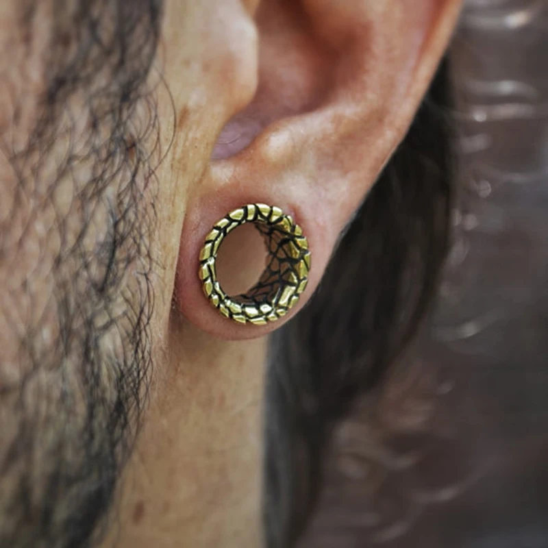 Эспандер Для Пирсинга Ушей ювелирное изделие для пирсинга 1 пара античная