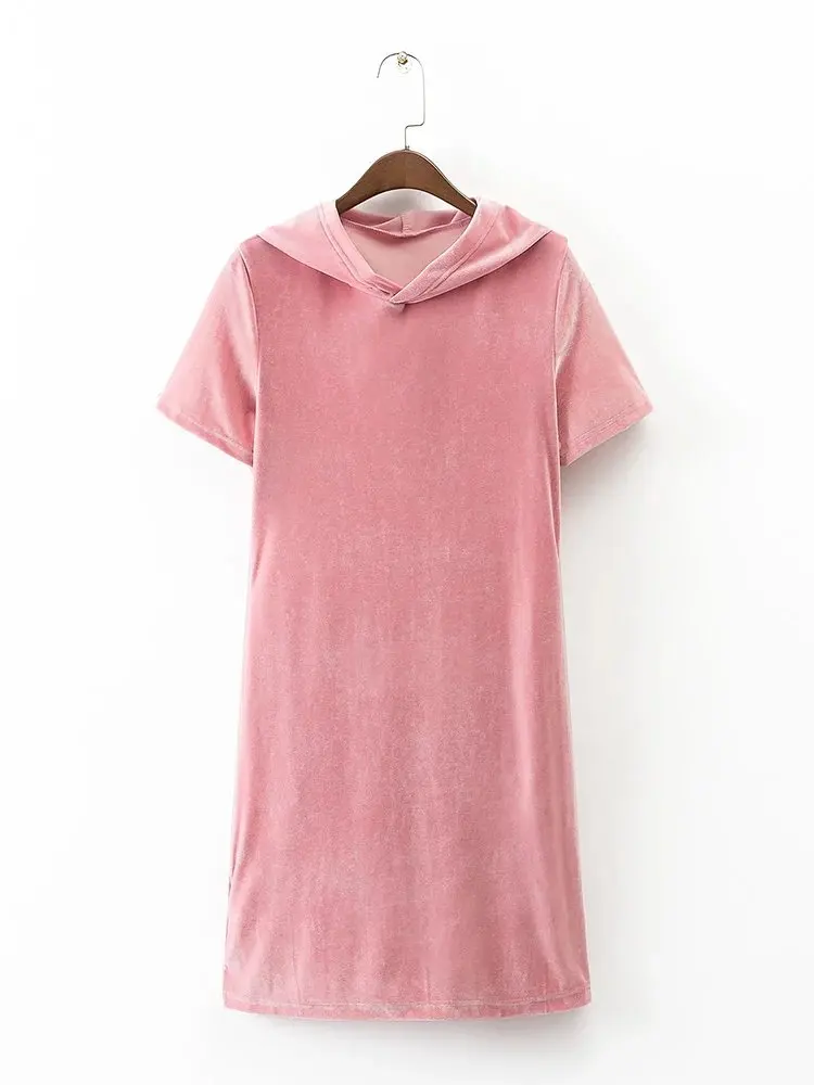 2017 Лето Новый Европейский Стиль Женщины Мода Капюшоном Воротник С Коротким