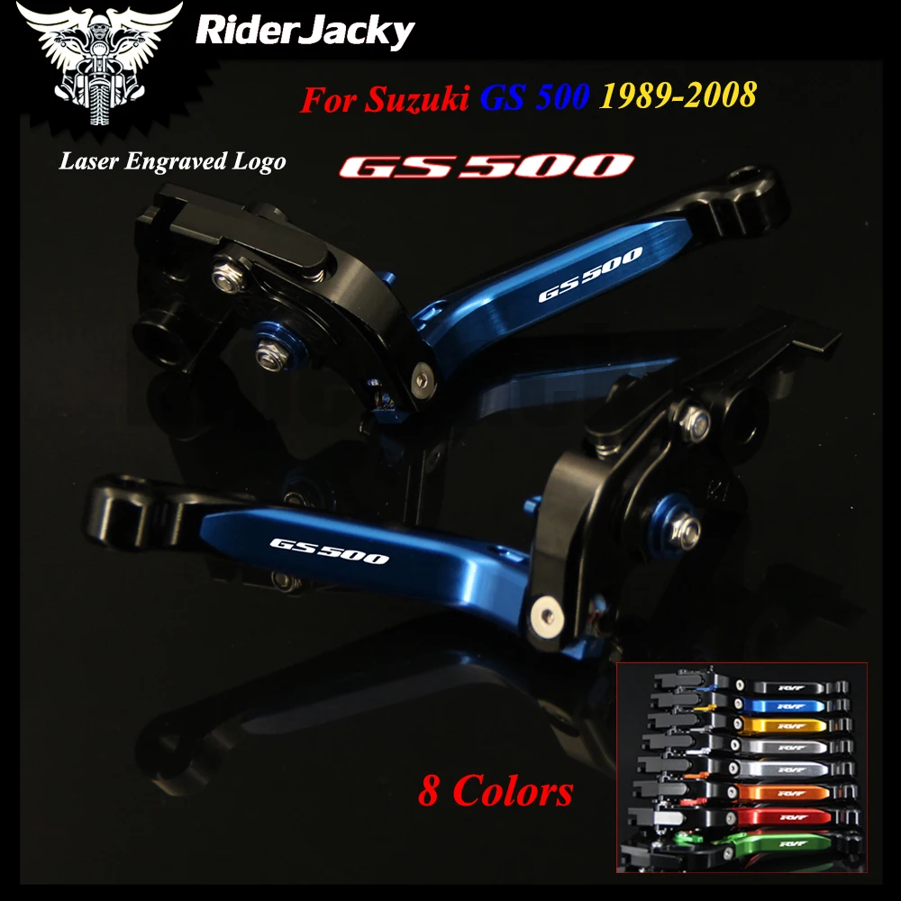 Для Suzuki GS 500 1989 2008 2002 2003 2004 2005 2006 2007 синий + черный аксессуары для мотоциклов CNC