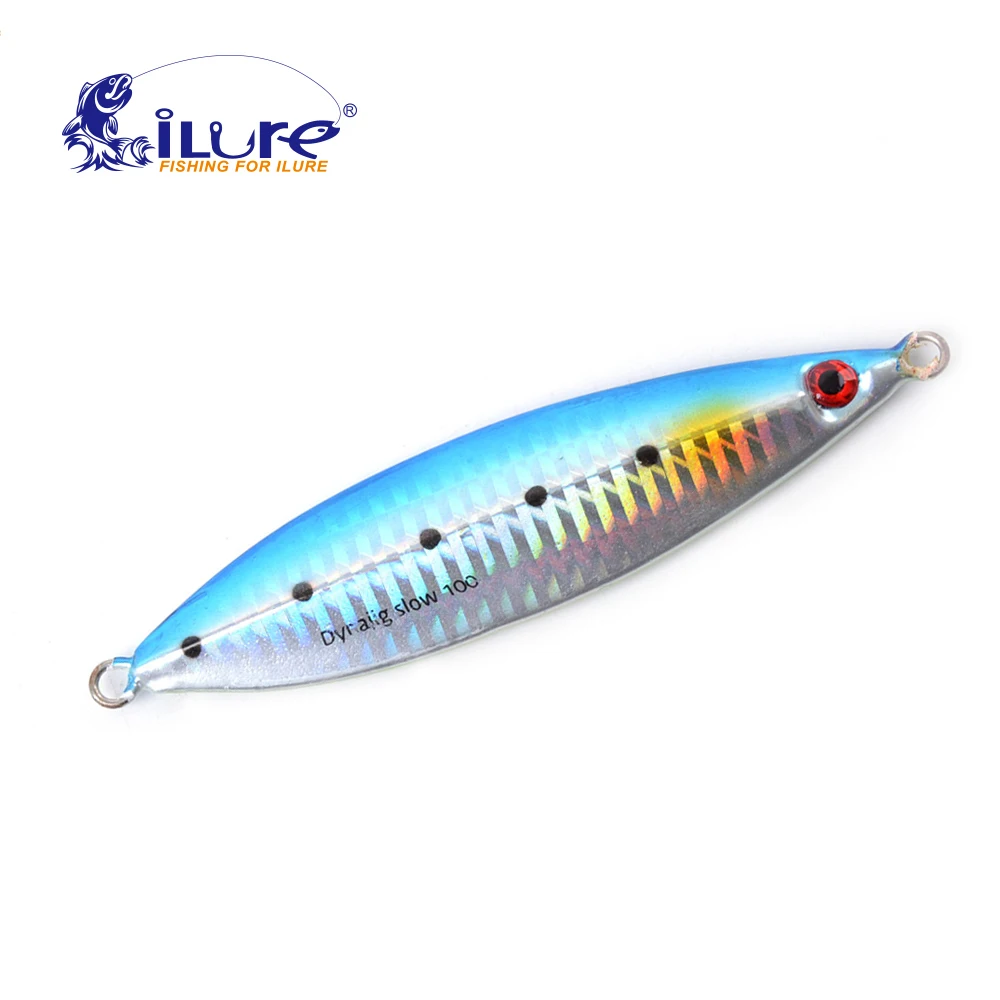 Приманка iLure для морской рыбалки металлическая пластина 30/40/60/100/130/160 г 4