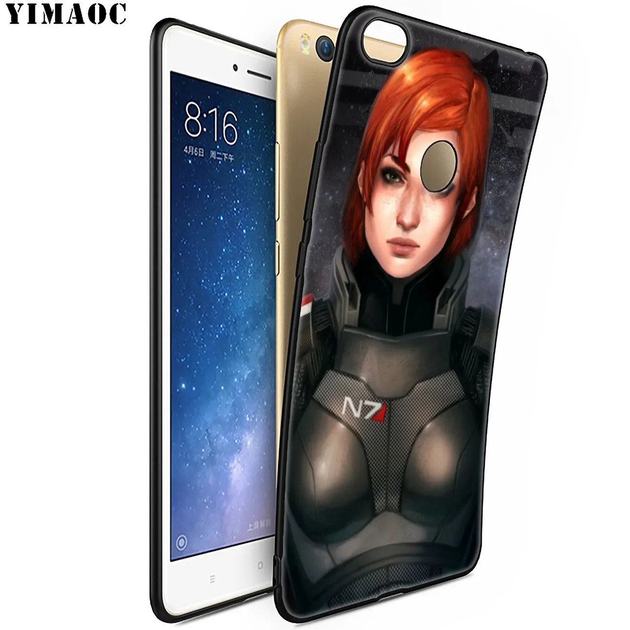 Мягкий силиконовый чехол YIMAOC N7 для Xiaomi MI 10 9 9T CC9 CC9E A3 Pro 8 SE A2 Lite A1 Mi10 Mi9|Бамперы| |