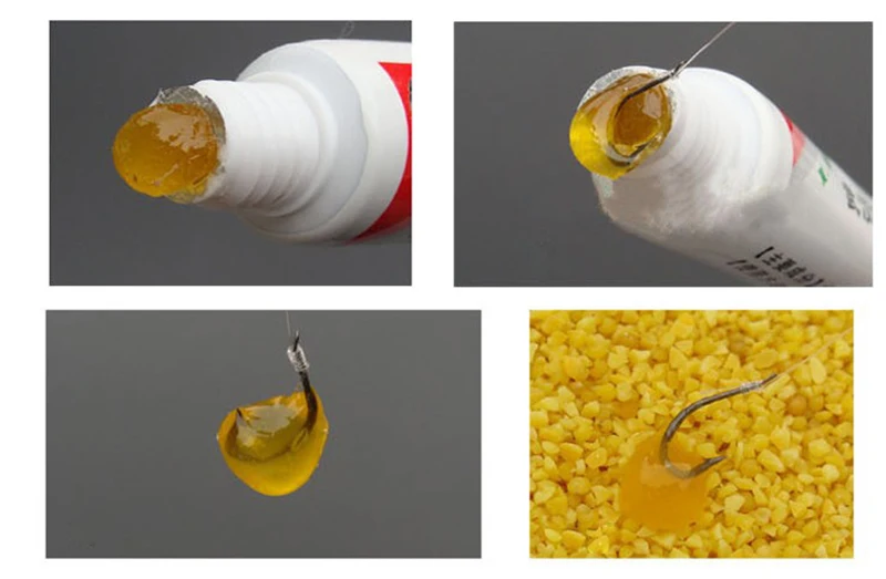 1 трубка Рыболовная Приманка Клей для Maggots Rices небольшие тюбики рыболовные