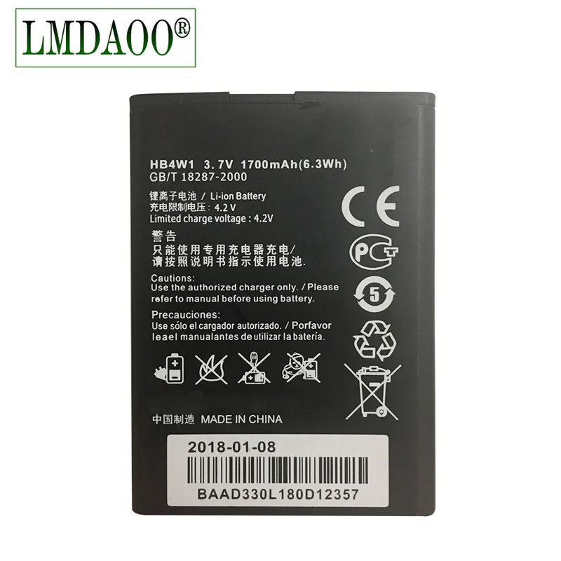 Новый HB4W1 HB4W1H 3 7 V 1700 мАч Высокое качество телефон Батарея forHuawei Ascend G510 G520 G525 C8813 C8813Q