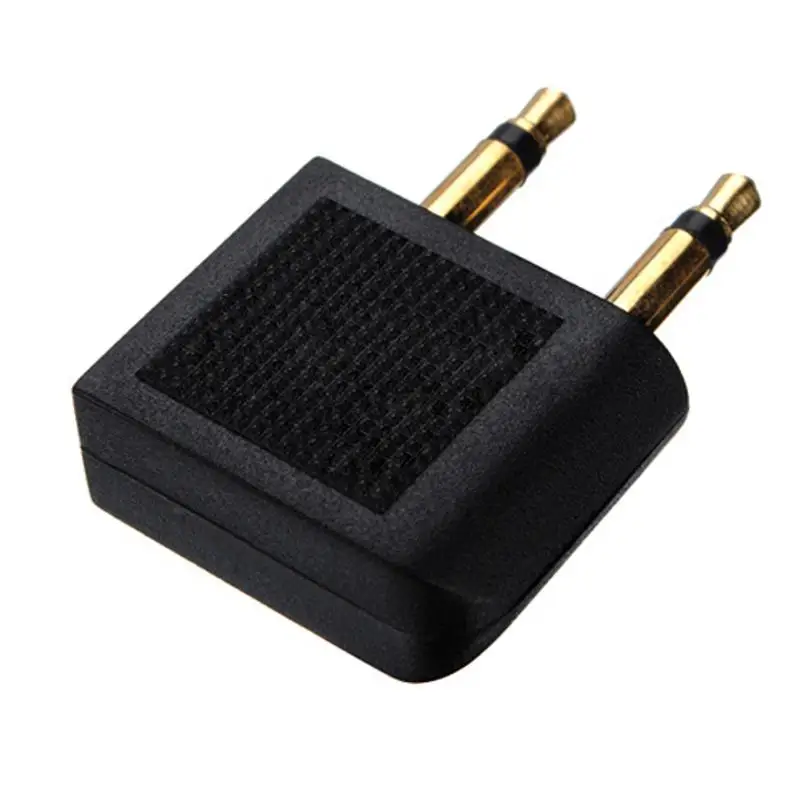 2 pcs Airline Airplane Earphone Headphone Headset Jack Audio Adapter 3.5mm | Электроника