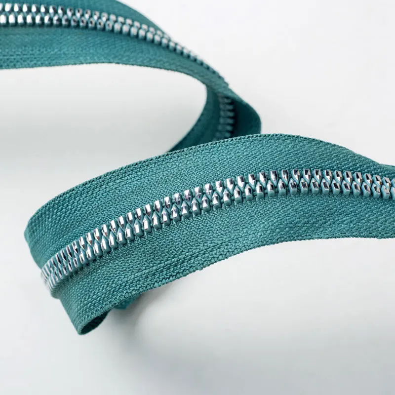 Резиновая Молния 8 # Заказные зубы алмазная зубная молния двойной открытый хвост