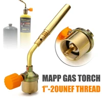 mapp gas torch brazing self ignition trigger propane brass welding heating bbq plumbing nozzles jewelry burner