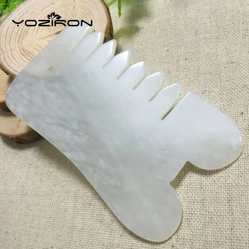YOZIRON эксклюзивный патент хорошее качество натуральный камень гребни Guasha тело