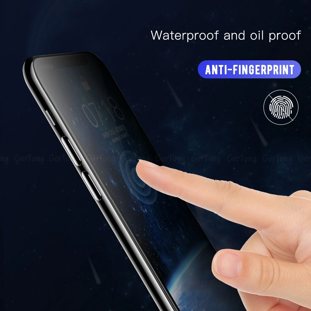 Защитное закаленное стекло для iPhone X, XR, XS, MAX, Защита экрана для iPhone 7, 6, 6 S, 8 Plus, полное защитное покрытие, пленка