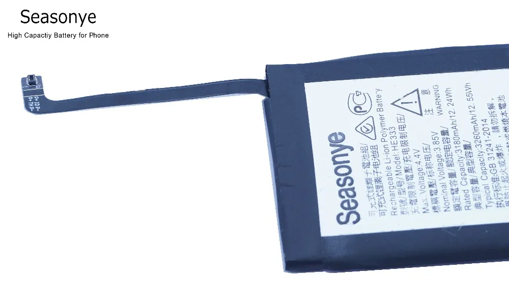 Seasonye 8PCS/LOT New Arrival 3180mAh 3.85VDC Mobile Phone Replacement Li-Polymer Battery fit for nokia HE 333 / HE333 | Мобильные