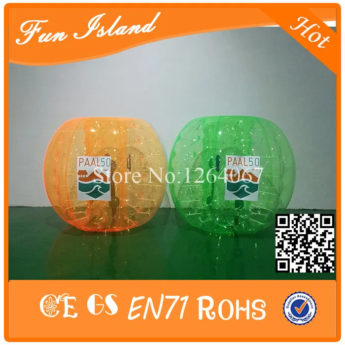 Бесплатная доставка Прозрачный 1 2 м ТПУ материал надувные сумасшедшие