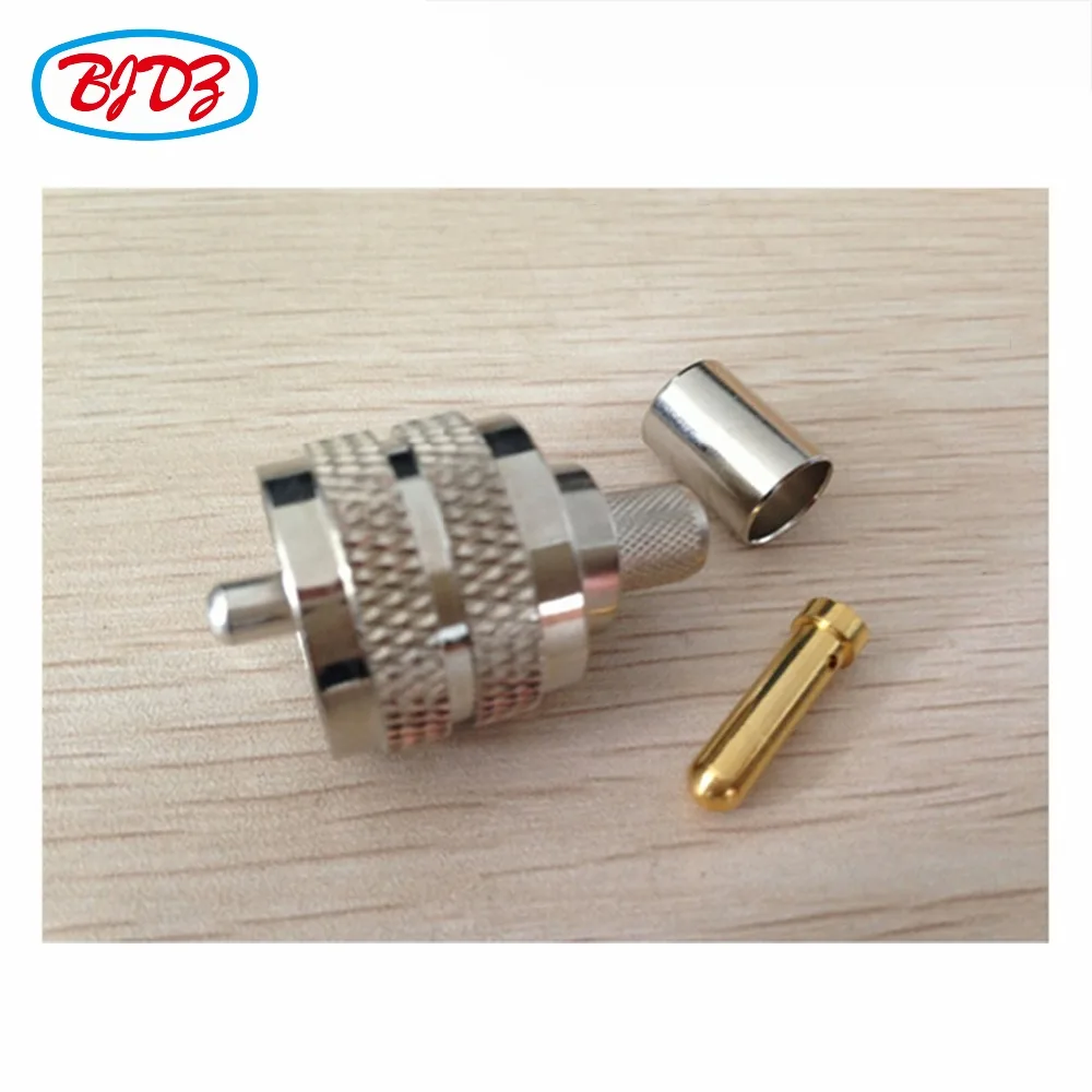 

Free Shipping UHF Male PL259 Crimp for lmr300 cable connector