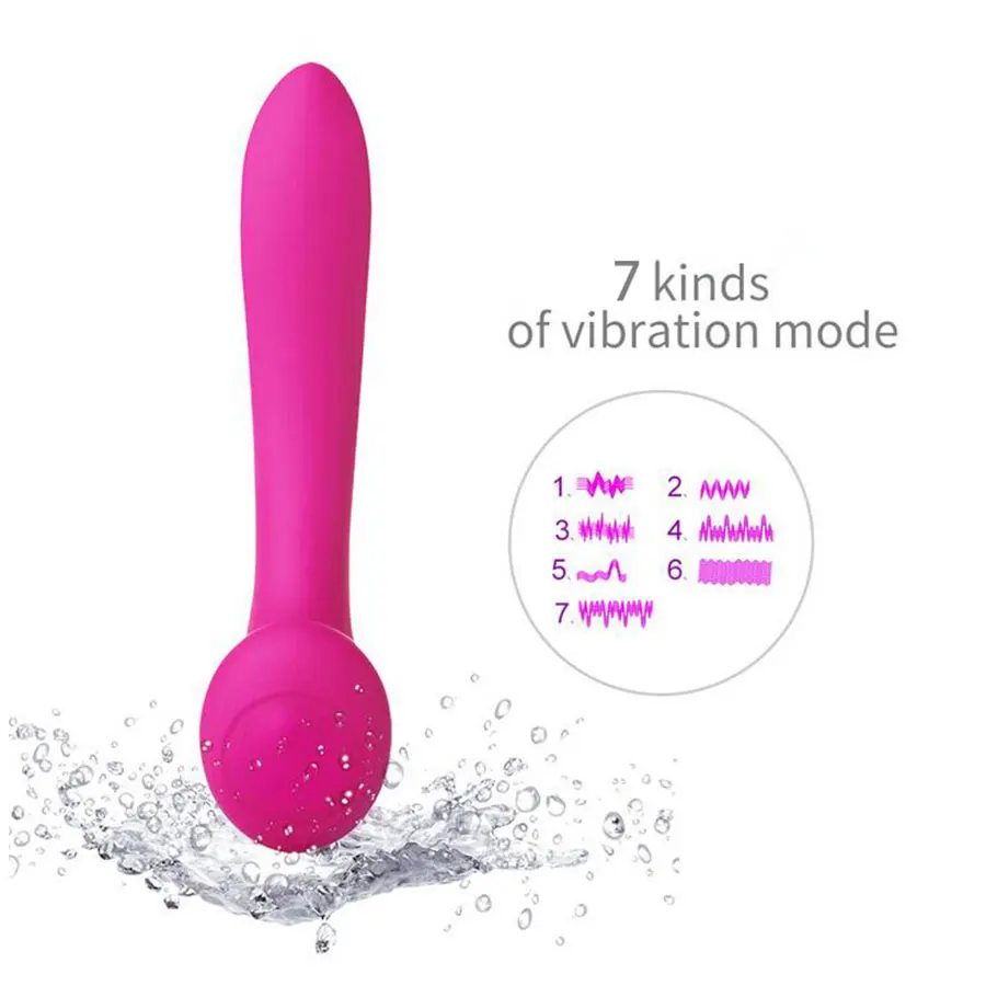 Мощный вибратор точка G двойной фалоимитатор интимные игрушки для женщин