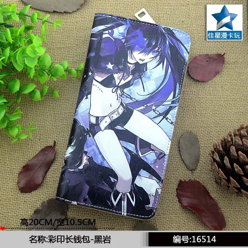 Лидер продаж 2016 цветной Длинный кошелек из искусственной кожи с рисунком аниме