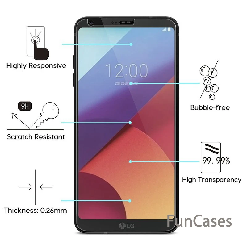 Закаленное Стекло для LGF G7 G6 G5 G4 G3 G2 Экран защитная пленка из закаленного стекла